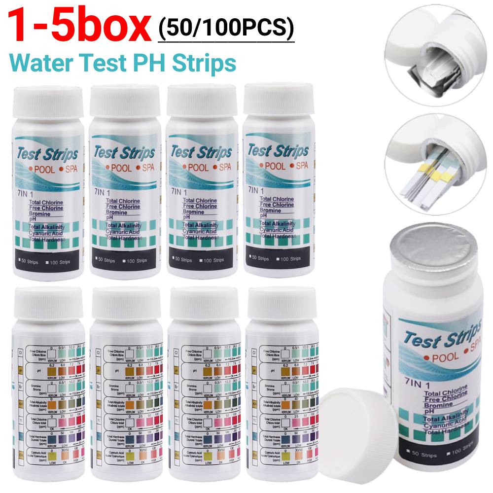 Ph Strip Test - 50/100 Buah Strip PH Uji Air