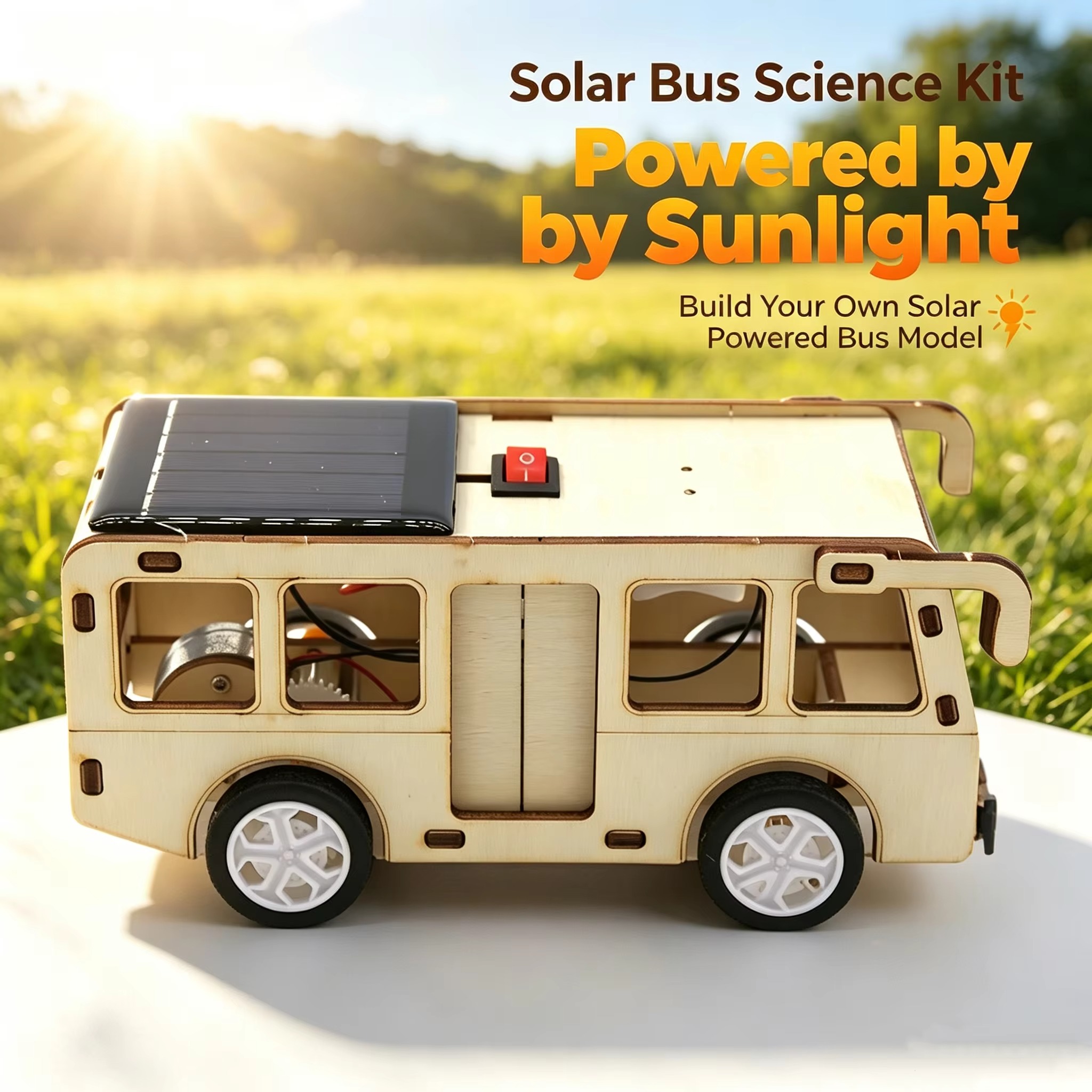 Science Diy Model - Mainan Eksperimen Pendidikan Sains Bertenaga Surya