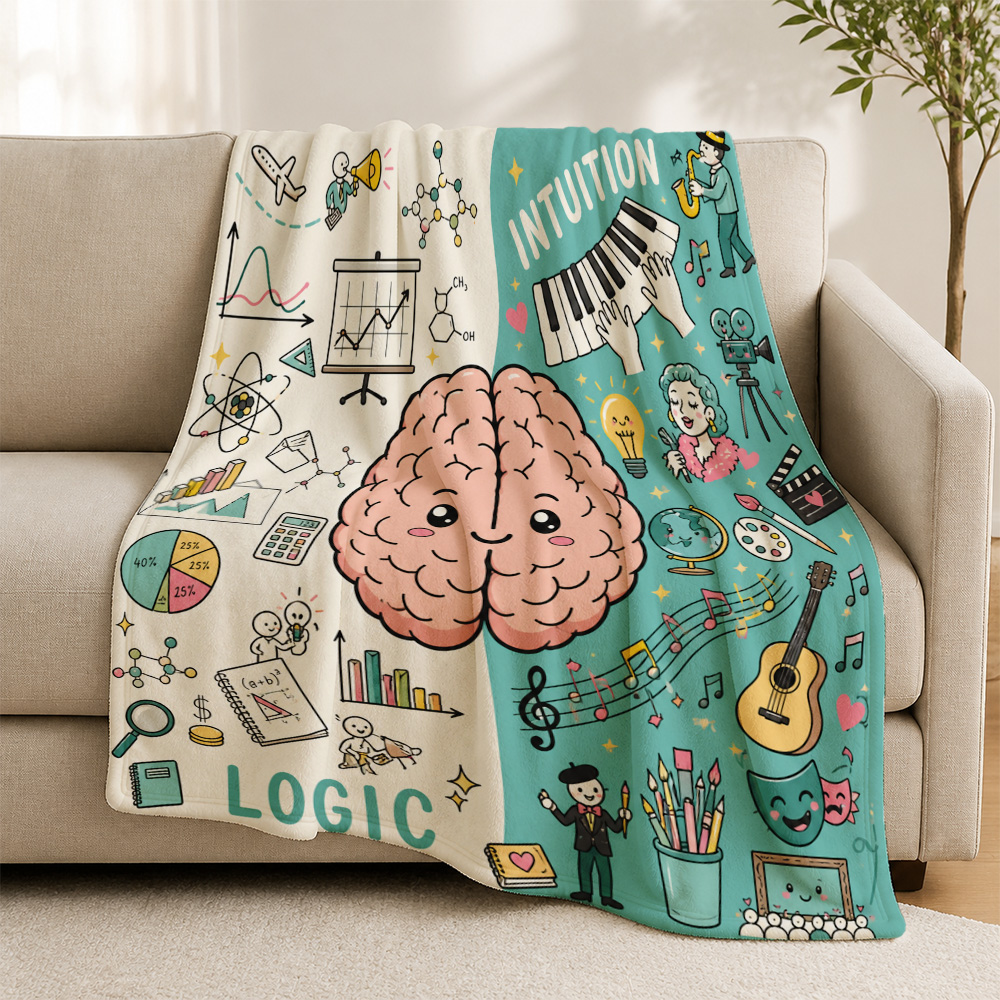 Selimut Funky Brain Logic Intu - Science Nursery ulasan dan harga