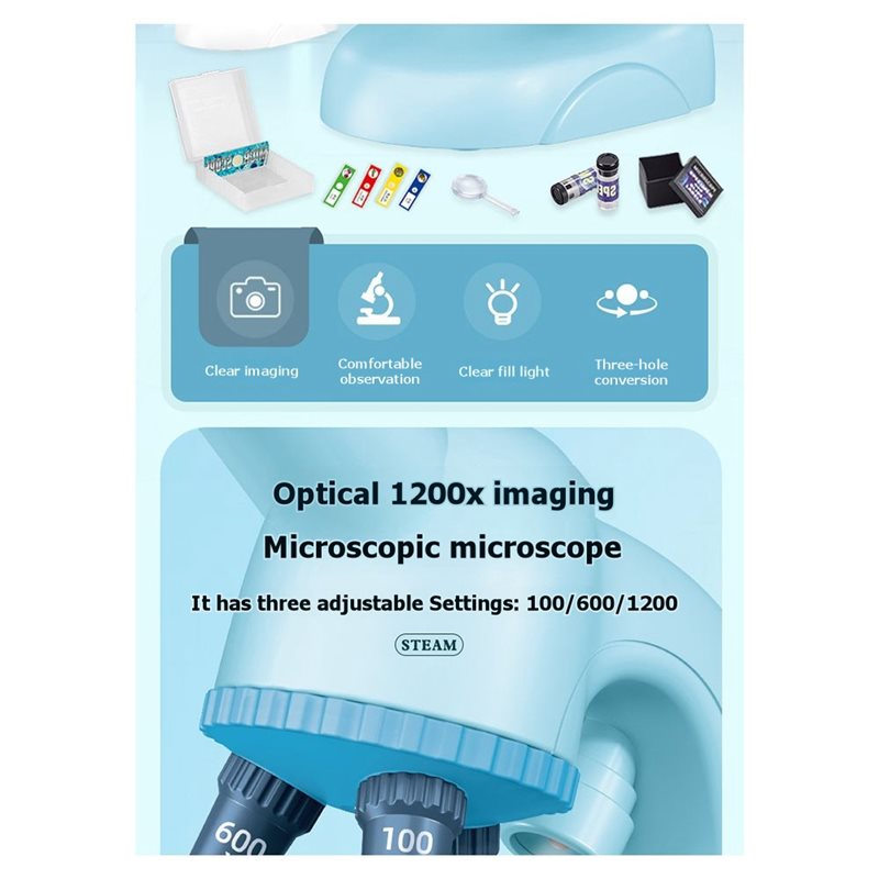 Mikroskop Optik Edukatif WOWFU - Science Nature ulasan dan harga