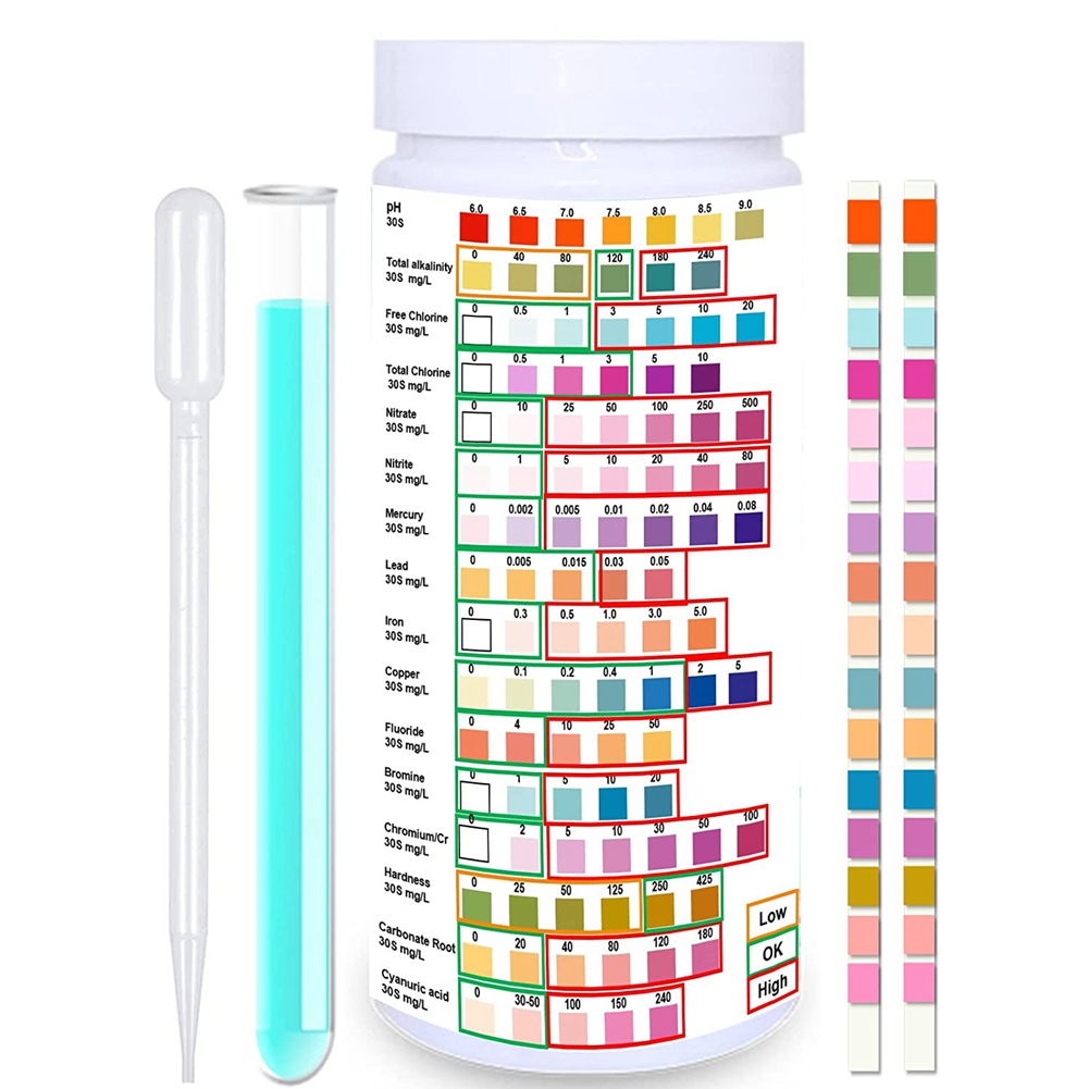 Strip pengujian air untuk air  - Ph Strip Test ulasan dan harga