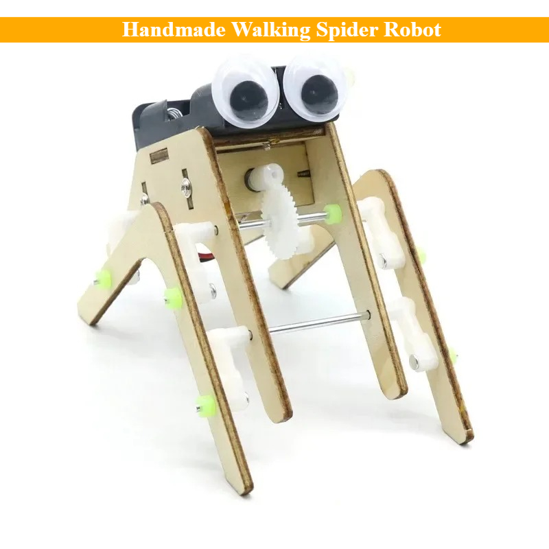Robot Laba-laba Berjalan Buata - Science And Invention ulasan dan harga