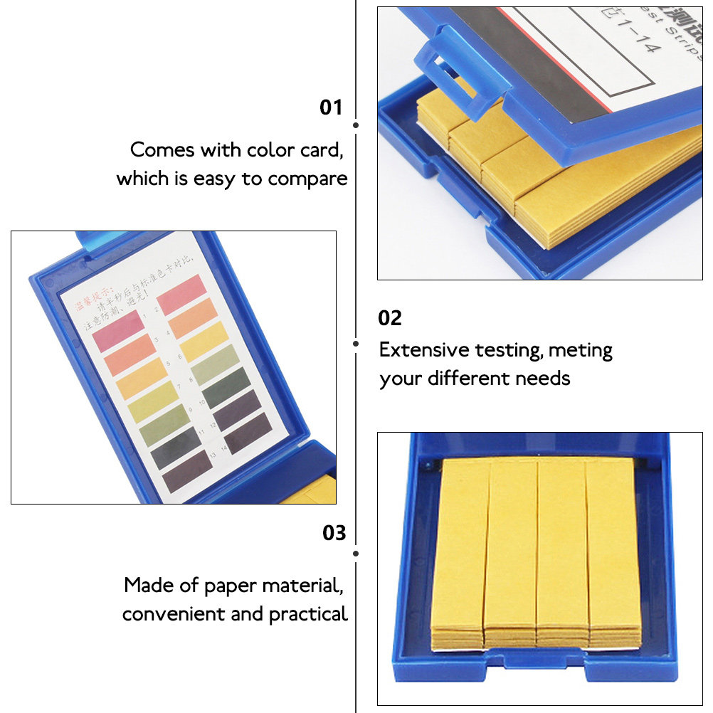 80Pcs Kertas Uji PH Presisi 1- - Ph Strip Test ulasan dan harga