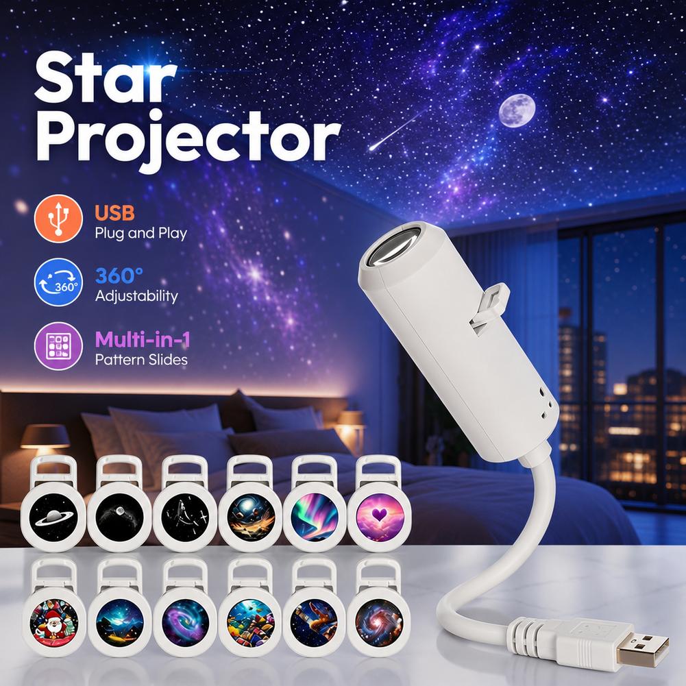 Proyektor Bintang Galaksi USB  - Planetarium Projector Home ulasan dan harga